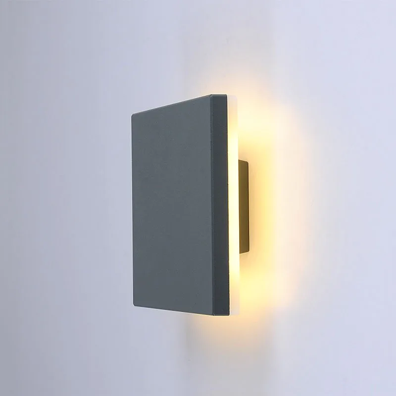 LED Wall Lamp Outdoor Waterproof IP65 Garden Decorative Wall Light Porch Corridor Lighting Bathroom Light Fixture AC90-260V