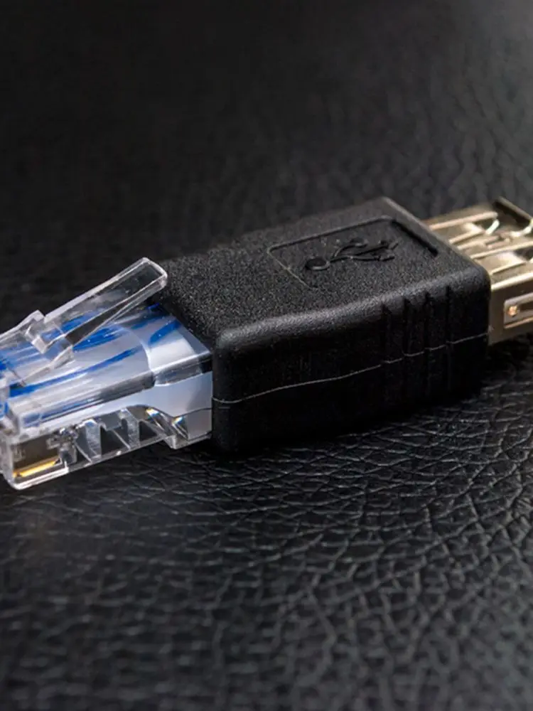 Adaptateur Ethernet RJ45 mâle vers USB femelle, prise LAN, routeur réseau C3R5