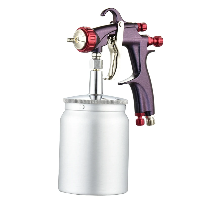 Lisson Multi-function Spray Paint Gun Texture W-101 For Home Furniture Painting Basecoat Varnish Color Air Sprayer Pistol Tool