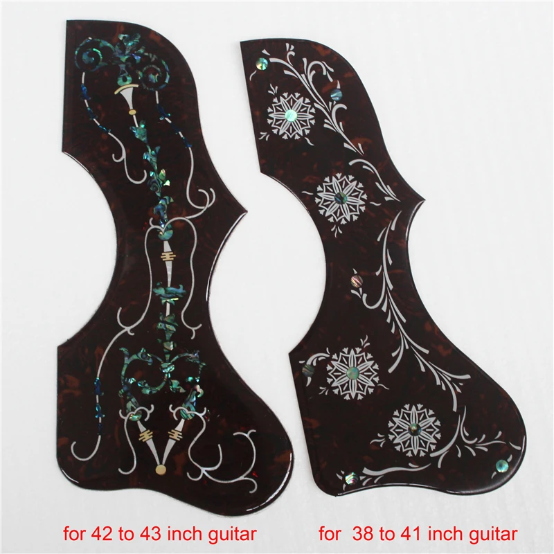 small size 38 inch J200 parlor guitar pickguard, pickguards for J200 guitar,1.2mm thickness celluloid inlays Pick-guard,