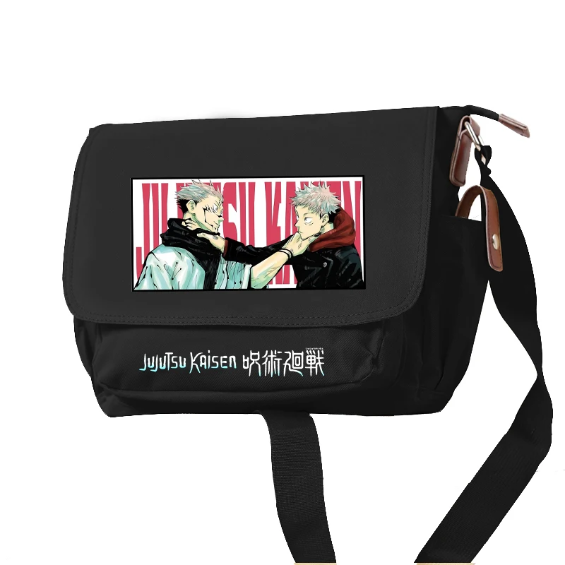 Jujutsu Kaisen Anime Bookbag Cartoon Girls School Bags Students Travel Shoulder Bags Itadori Yuji Cosplay Crossbody Bags