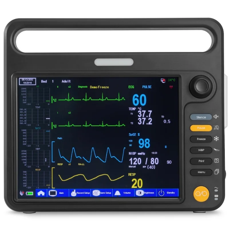 Veterinary capnograph Vital sign monitor with ETCO2 sensor