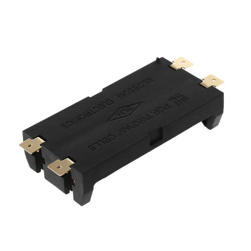 MasterFire 500pcs/lot High Quality 1.5V 2 x AA Battery Holder SMD SMT Storage Case With Bronze Pins Lithium Batteries Spring Box