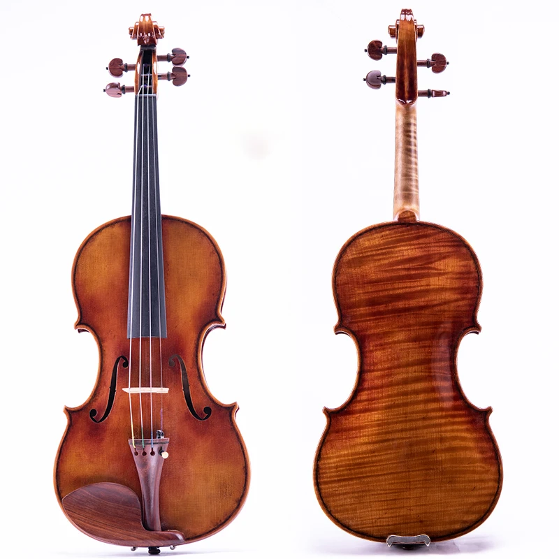 

Tai's violin Guaelli 1741 professional adult musical instrument Full size 4/4 Natural acoustic violin solid wood spruce Maple