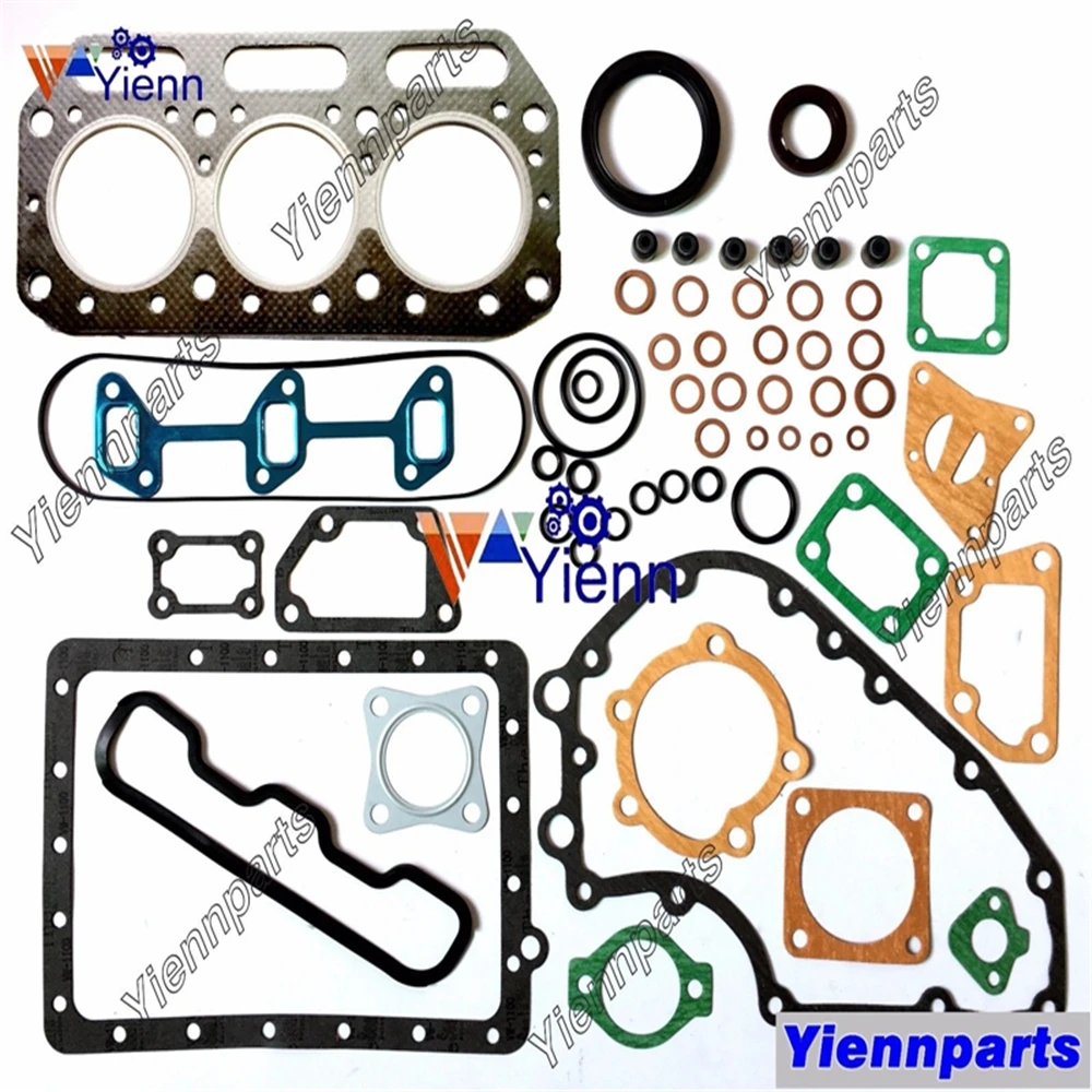 3GM30 3GM30F Overhaul Full Gasket Kit With Piston Ring For Yanmar Marine Engine Spare Parts