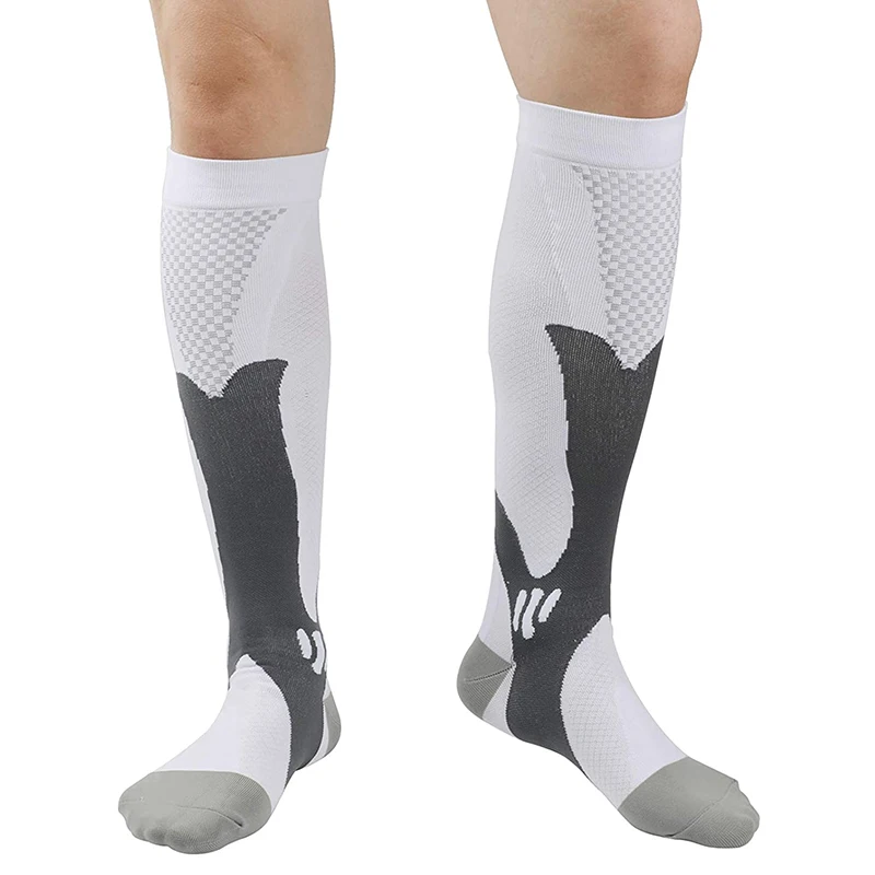 Brothock Medical Sport Kompressionssocken für Männer und Frauen, 20–30 mmHg, Lauf-Krankenschwester-Socken für Krampfadern, Laufen, Radfahren, Reisen