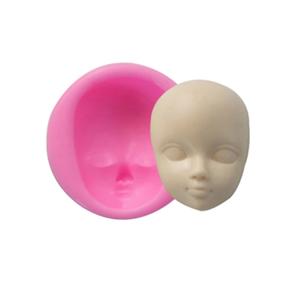 Silicone Mold Baby Face MoldS For Fondant Chocolate Soap Handmade Cake Decorating Kitchen Gadgets Accessories Baking Tools