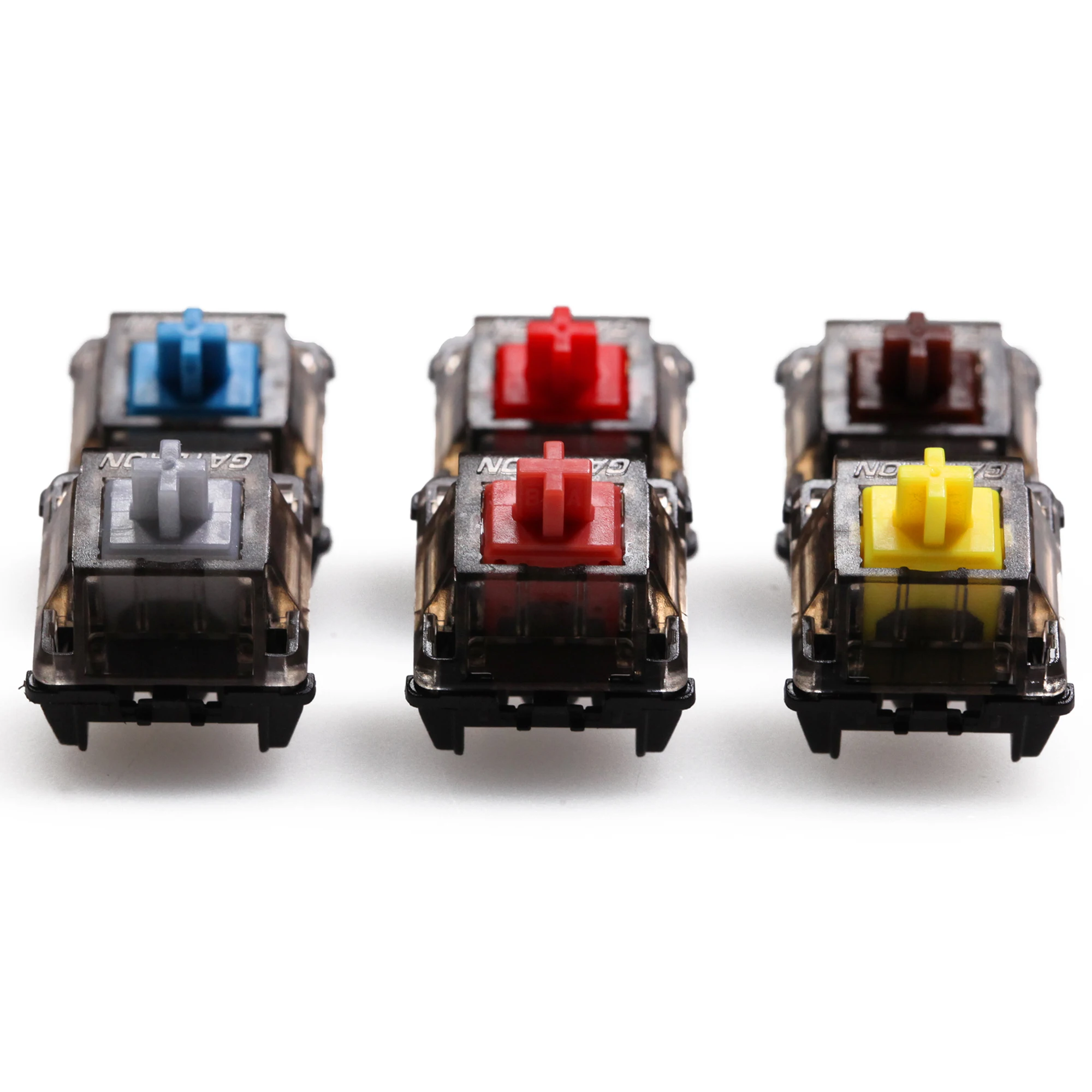 Gateron Cap-Black Crystal V2 Stem Switch para teclado mecânico, pré-montado, marrom, amarelo, silencioso, vermelho, prata, SMD, RGB, MX, 3Pin