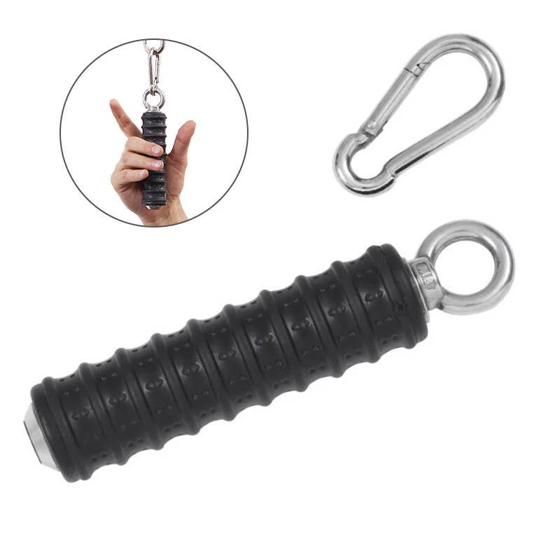 Fitness Single Arm Handle With Non-Slip Grip For Home Gym Triceps Biceps Pull Down Training Rope Pulley Cable Machine Attachment