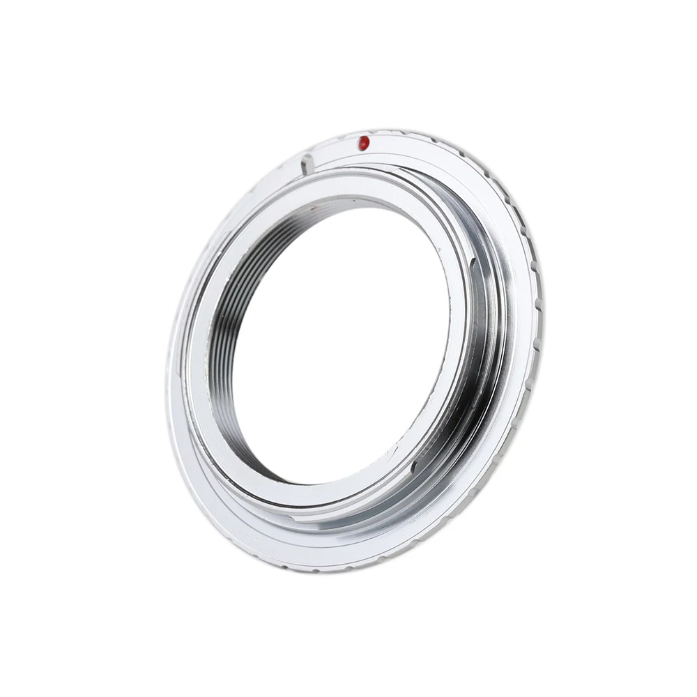 Silver M42-EOS Lens Mount Adapter Ring for M42 (42x1mm) screw mount lens to Canon EOS EF mount camera