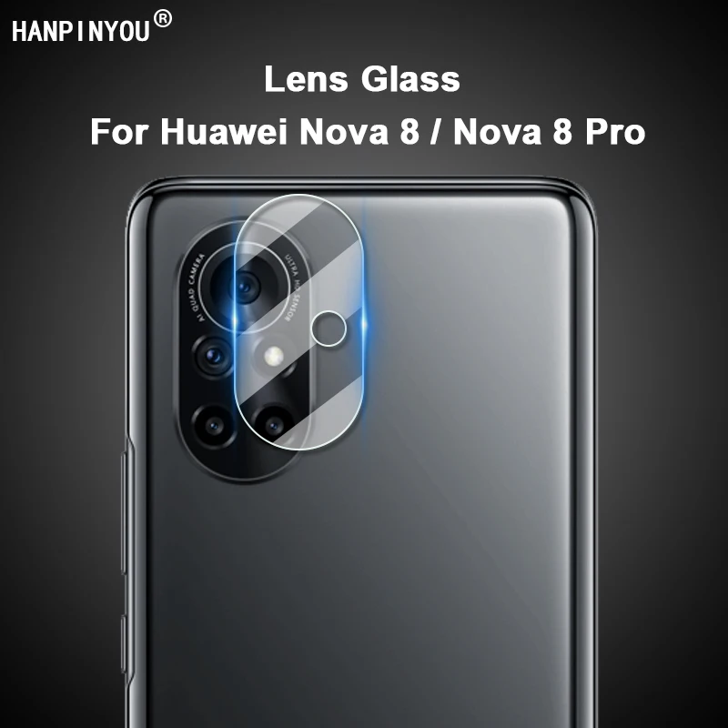For Huawei Nova8 / Nova 8 Pro 4G 5G Clear Ultra Slim Rear Back Camera Lens Protector Cover Soft Tempered Glass Protection Film