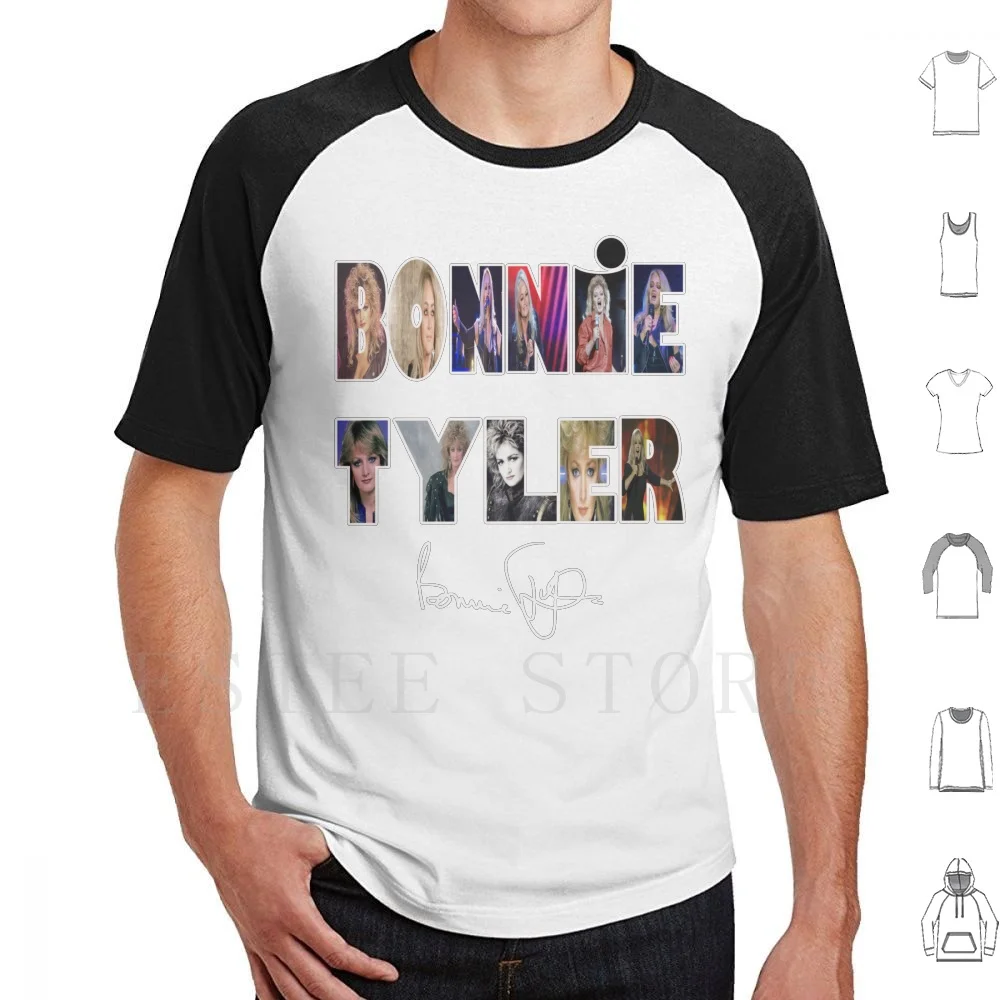 Tshirt Bonnie Tyler T Shirt Cotton Men DIY Print Bonnie Tyler