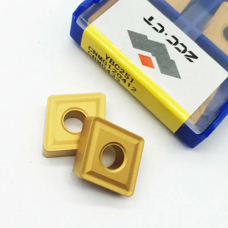 CNC 10PCS CNMG120412 YBC251 밀링 인서트 터닝 인서트 카바이드 인서트 CNMG 433