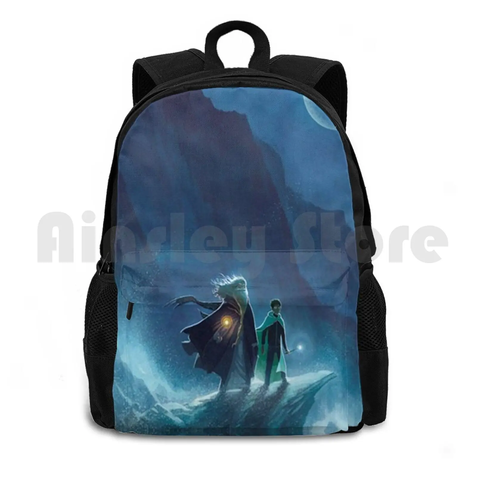 

Magic Moon Outdoor Hiking Backpack Waterproof Camping Travel Movies Fantasy Fantasy Movies Olivanders Diagon Alley Alley Best