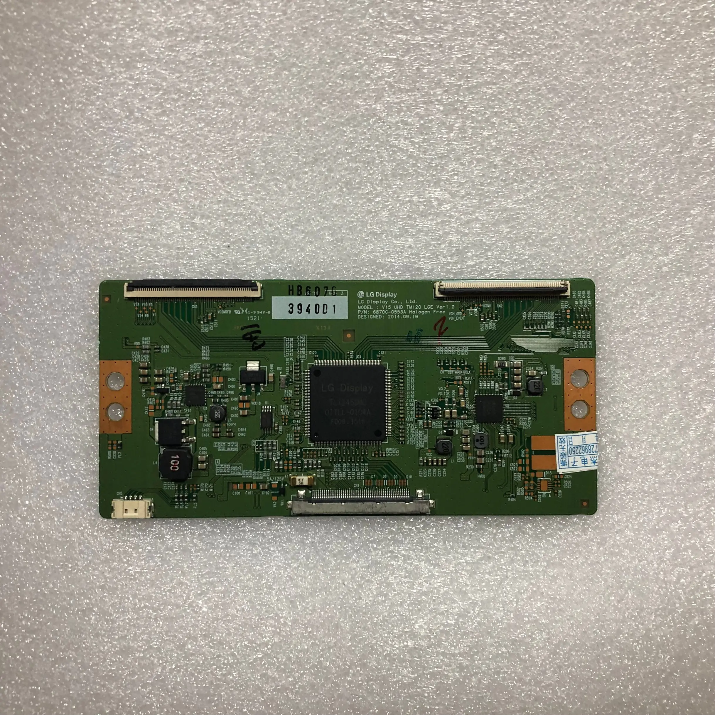 49/55inch original  V15 UHD TM120 LGE Ver 0.4 6870C-0553A 6870C-0553B logic board