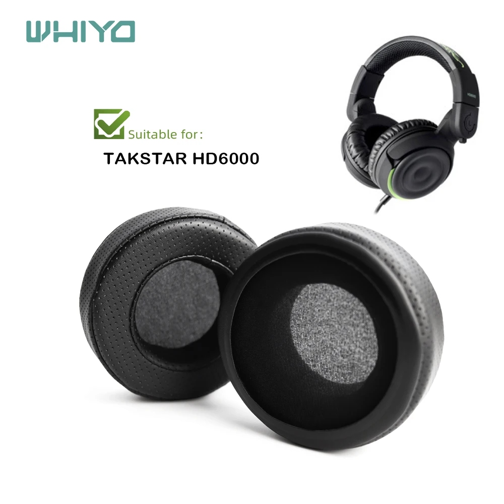 

Whiyo Replacement Ear Pads for TAKSTAR HD6000 Headphones Cushion Sleeve Velvet Earpad Cups Earmuffes Cover