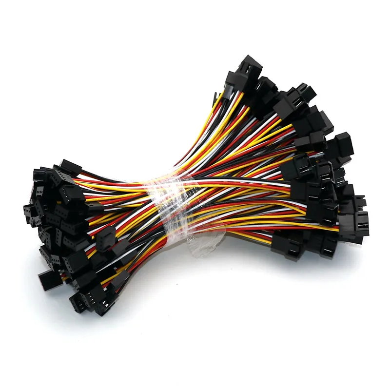 

Angitu 4-контактный удлинительный кабель для вентилятора процессора «папа-мама» для охлаждения процессора компьютера, соревновательный с 3-контактным 4-контактным вентилятором-50 шт.