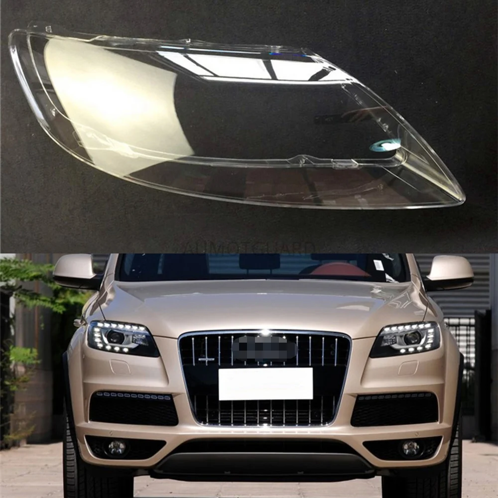 

Car Headlamp Lens For Audi Q7 2006 2007 2008 2009 2010 2011 2012 2013 2014 2015 Car Headlight Headlamp Lens Auto Shell Cover