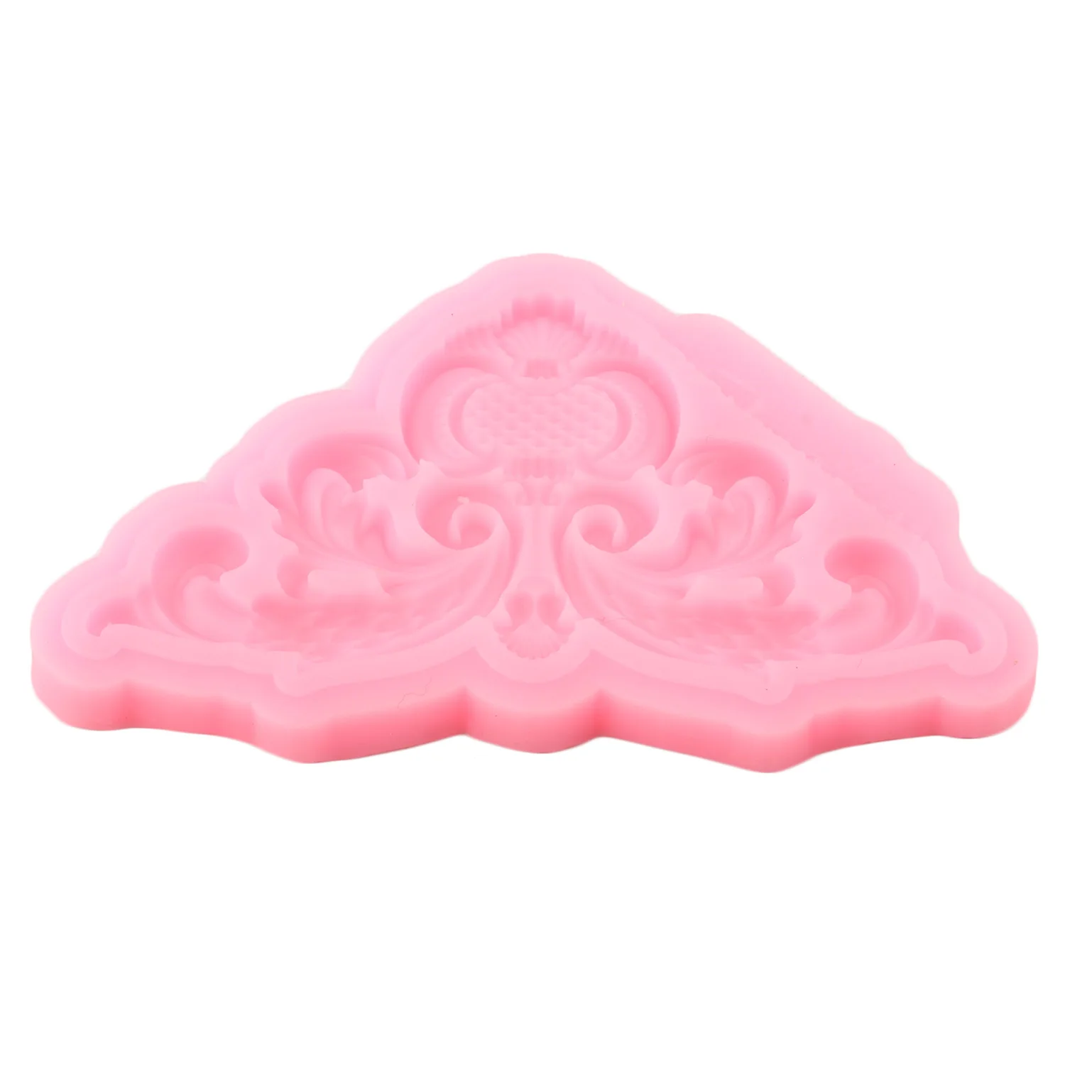 Retro Scroll Relief Cake Border Silicone Lace Molds Fondant Mould Cake Decorating Tools Candy Clay Chocolate Gumpaste Moulds