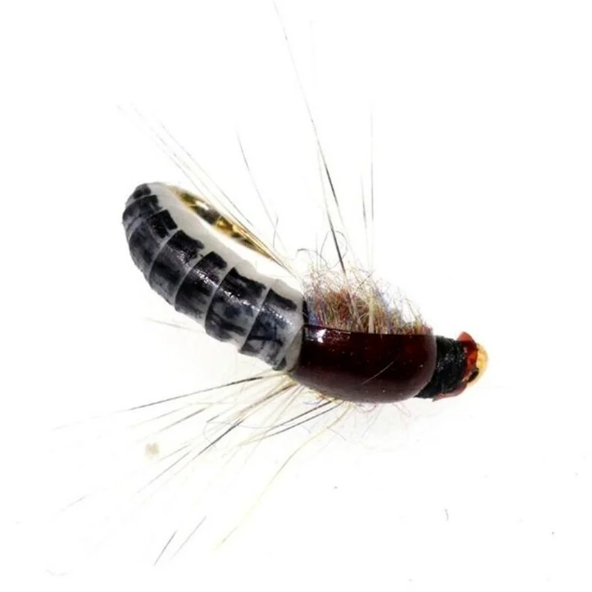 Trout Fly Fishing Flies Sammlung 32-112Pcs Fliegen Trocken Nass Nymph Streamer Fliegen Sortiment mit Fly Box Fliegenfischen fly Lockt Kits – Detail 13