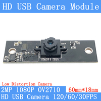 Low Distortion Surveillance 1080P Full HD MJPEG 120fps 60FPS 30FPS High Speed CCTV Linux UVC Webcam USB Camera Module