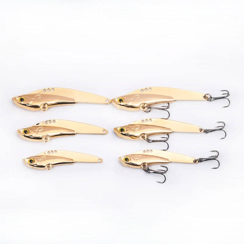 13g/19g/ 24g Vib Metal lure fishing Spoon lures Sequins spinnerbait vibrating japan fishing tackle goods grip swivel jigging