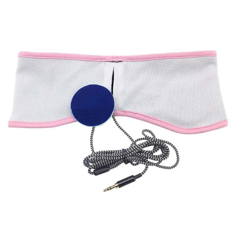 Esportes fone de ouvido máscara de dormir anti-ruído fone de ouvido bandana 3.5mm com fio fone de ouvido leitor de música para smartphone pc