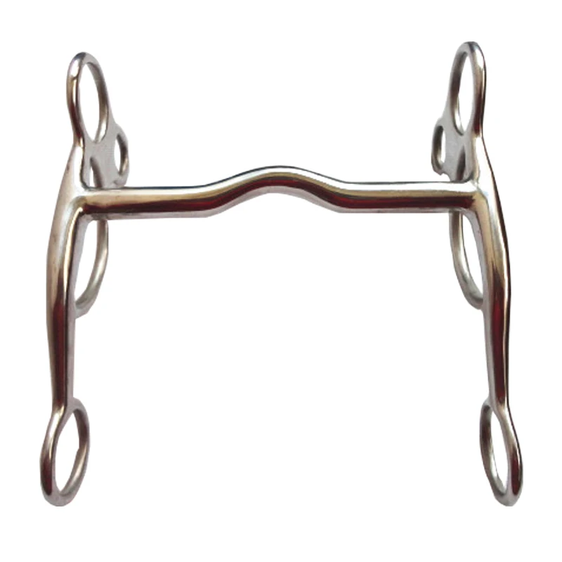 Sprzęt ze stali nierdzewnej Western Bit Horse universary Bits HorseTack Equine 13.3cm 14.6cm