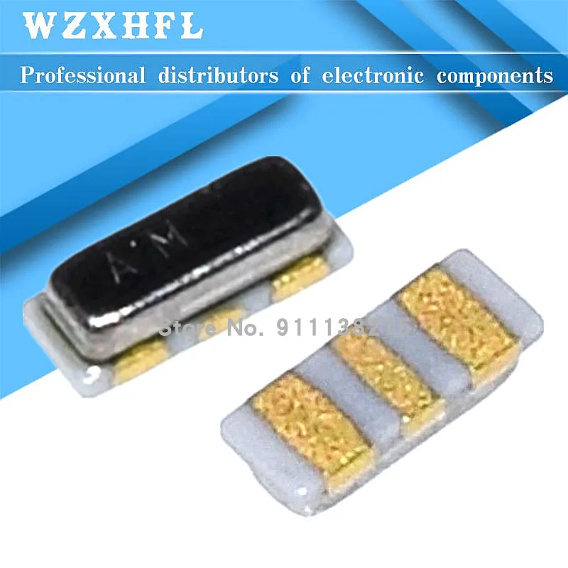 Oscilador de cristal de quartzo SMD, 3Pin, 8MHZ, 12MHZ, 16MHZ, 20MHZ, 3213, 10Pcs