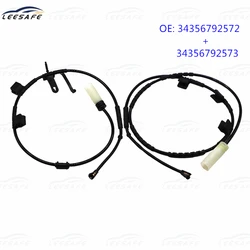 Front + Rear Axle Brake Pad Wear Sensor for MINI R55 R56 R57 R58 R59 Brake Induction Wire Replacement 34356792572 + 34356792573