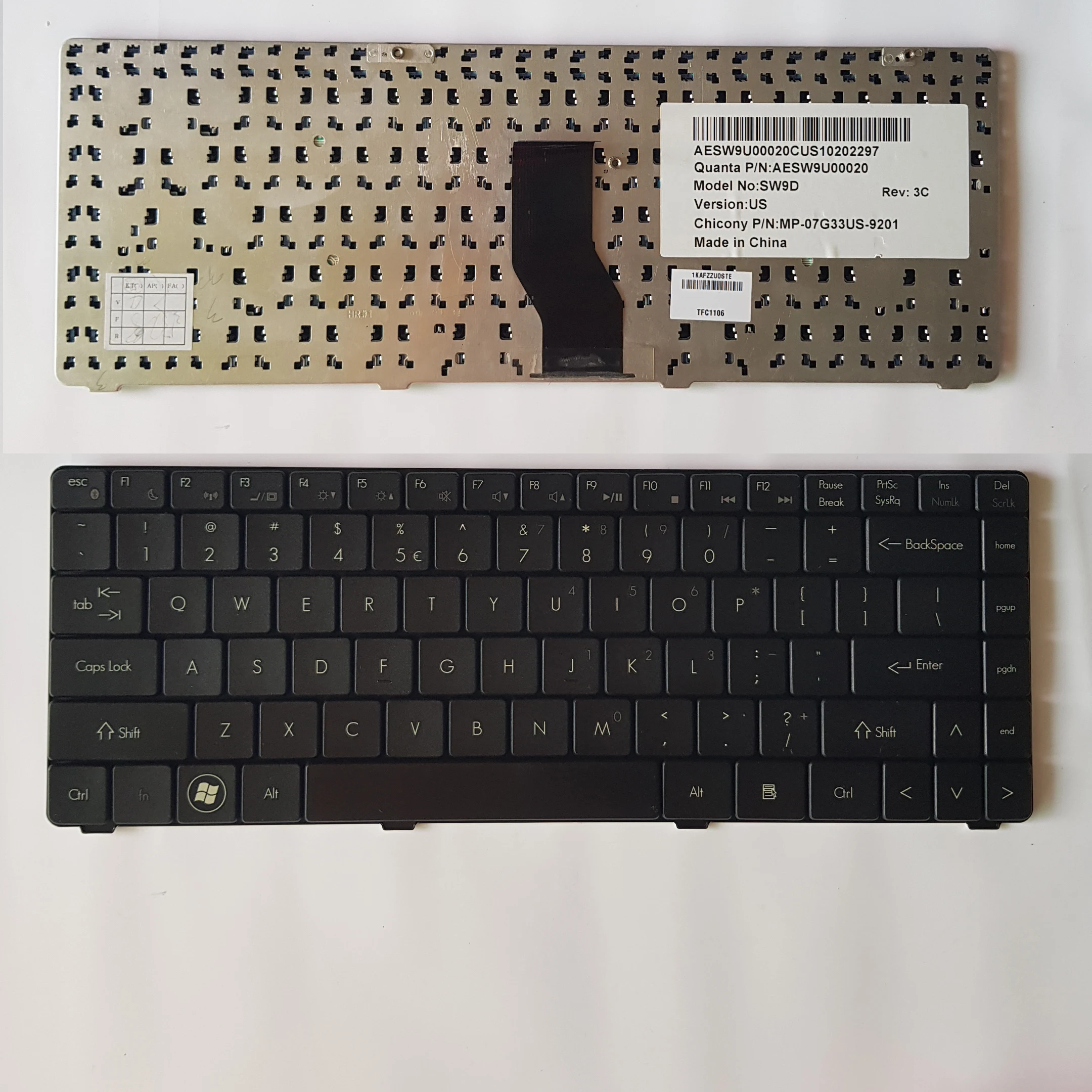 English US Laptop Keyboard For Itautec W7430 W7435 SW6 HAIER T6 R410U R410G SW9 SW9D Hasee A410 A431