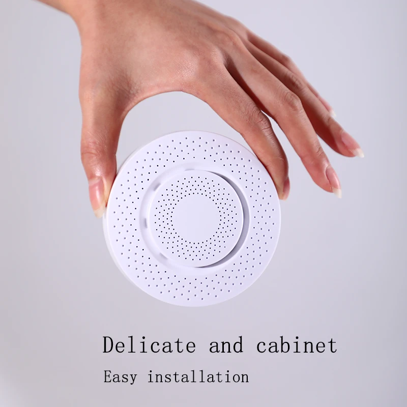 Zigbee-caja de aire inteligente Tuya, Detector de dióxido de carbono, Sensor de Gas CO2, formaldehído, VOC, Sensor de temperatura y humedad, Control