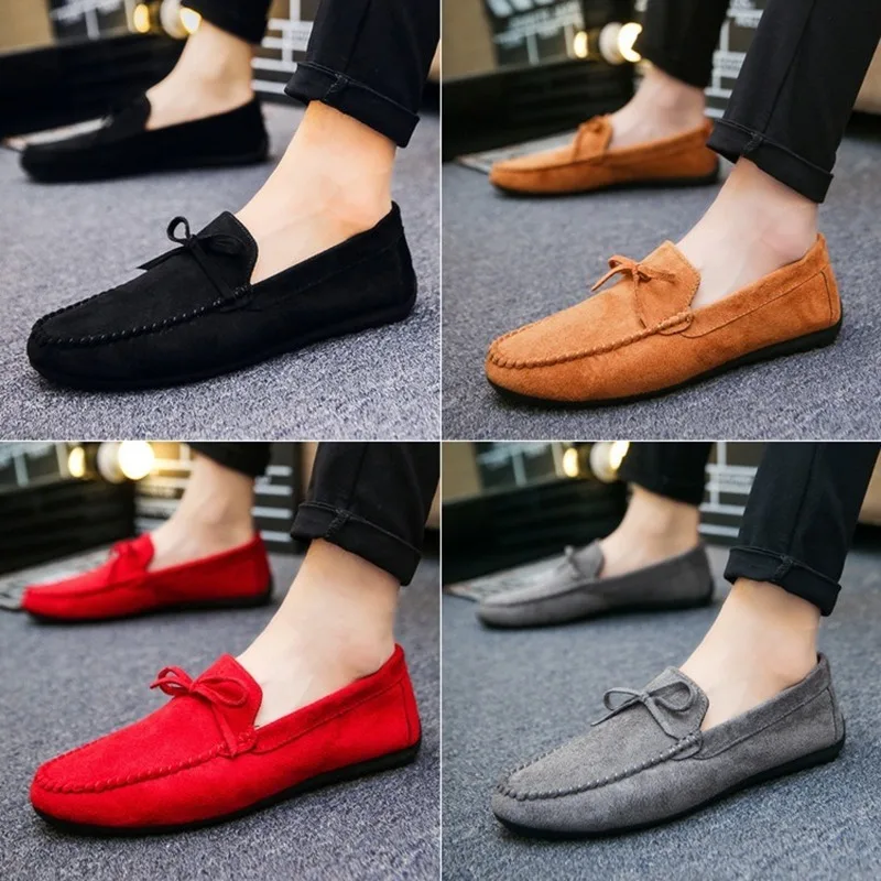 Summer Shoes Men Flats Slip On Male Loafers Driving Moccasins Homme Men Casual Shoes Fashion Dress Wedding Footwear