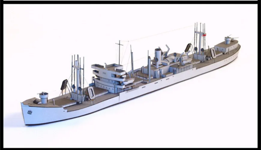 Tobruk Class Transport Ship Medok Patrol Boat C11 Gunboat Fleet Paper Model Kit Handmade Toy Puzzles