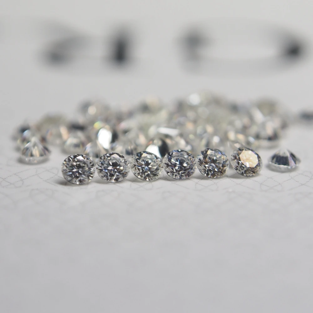 1 캐럿/부대 82 조각 GH 색깔 1.40MM 백색 색깔 Moissanite 돌 다이아몬드 느슨한 moissanite 가격