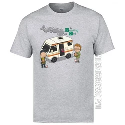 Design Breaking Diet Van Car Student T Shirt 2019 Latest Cartoon Tshirts Hiphop 100% Cotton Breaking Bad Men Tshirt Heisenberg