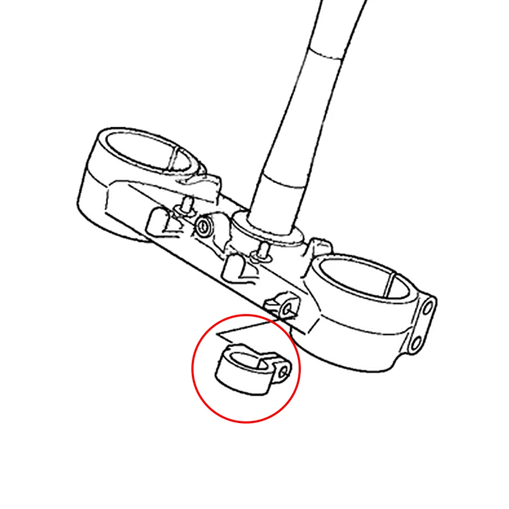 Motorcycle Front Brake Cable Hose Guide For Honda CR 125R 250R 500R 80R 85R CRF 150R 250R 250X 450R 450X XR 45468-KS7-830