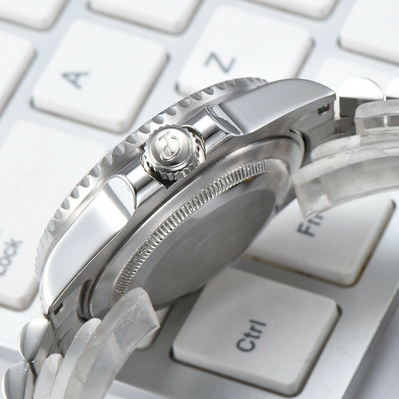 PARNIS, reloj de pulsera de marca de lujo para hombre, relojes deportivos automáticos para hombre, reloj de pulsera mecánico para hombre, reloj resistente al agua de 100m, reloj luminoso