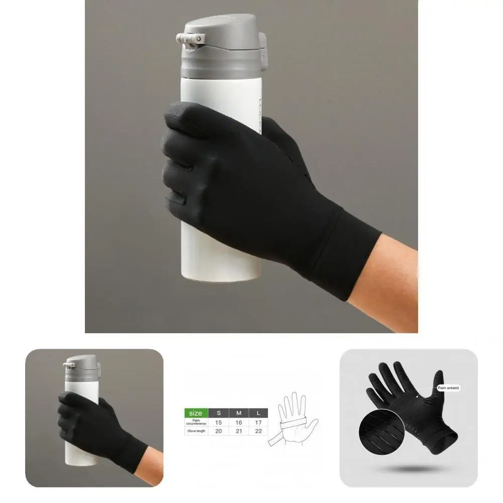 

Перчатки на запястье для мужчин и женщин, практичные впитывающие пот эластичные митенки унисекс, однотонные, 1 пара