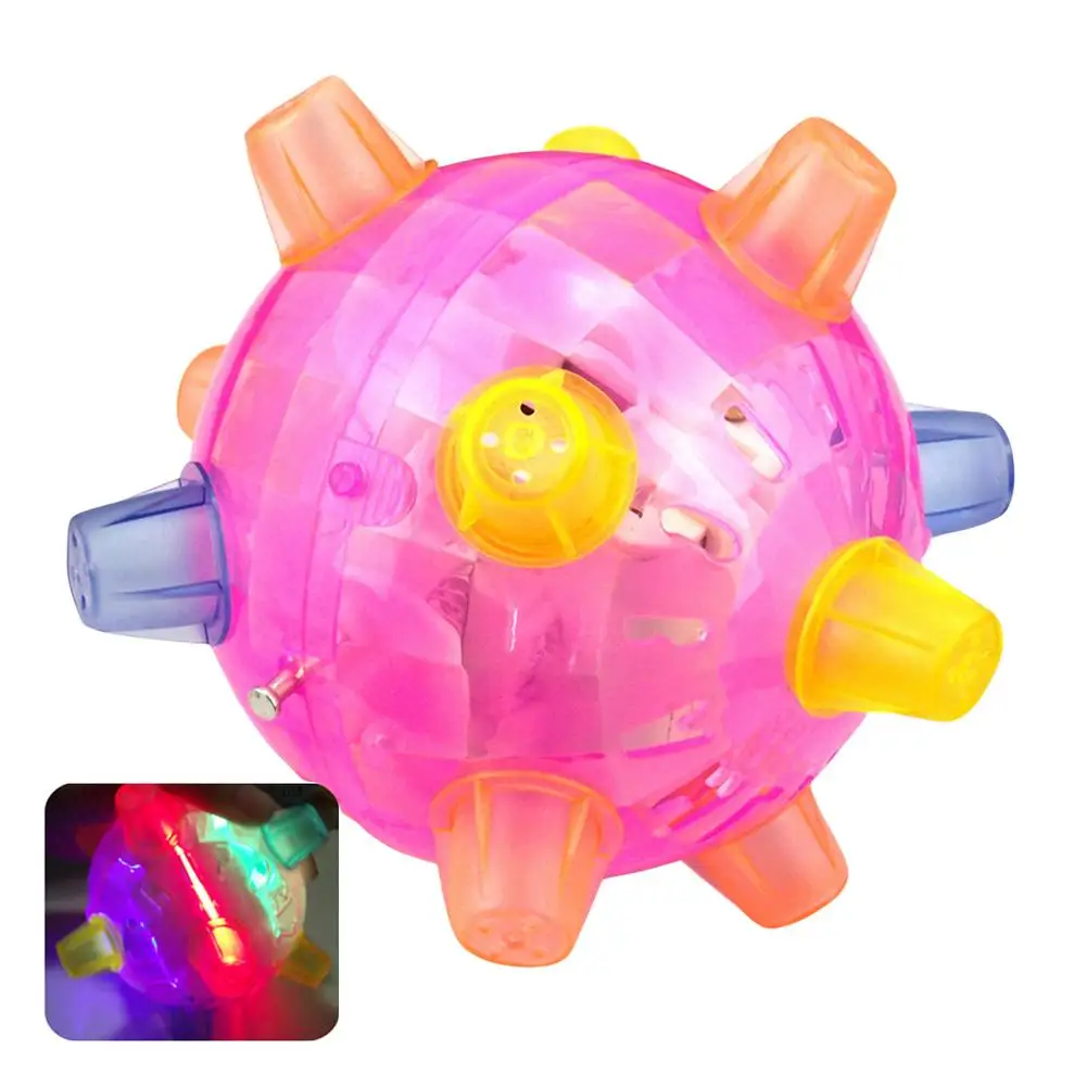 Boule de danse à lumière LED pour bébés, jouet lumineux et vibrant, avec lumières colorées, musique pour tout-petits