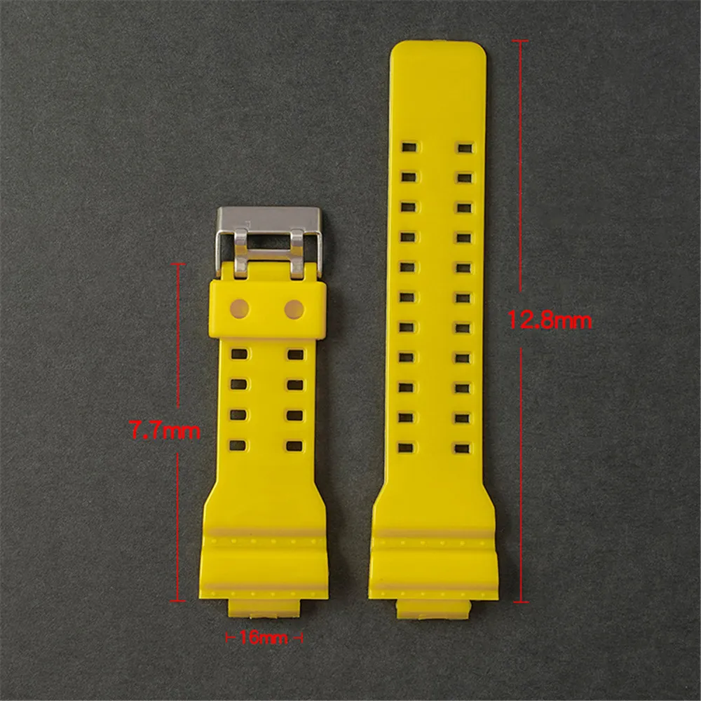 Resin Watch Band for Casio G-Shock GA-100/110/120/150/200/300/400/700 GD-100/120 G-8900 GW-8900 GLS-100 Strap Watchband Bracelet