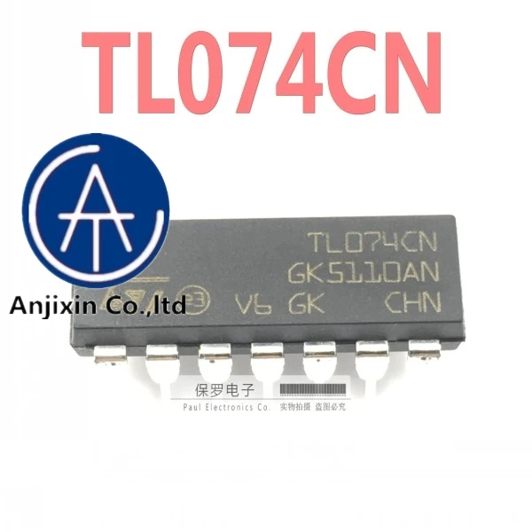 

10pcs 100% orginal and new quad operational amplifier TL074CN TL074 DIP-14 in stock