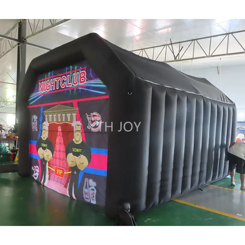 free air shipping to door,5x4m inflatable nightclub tent,inflatable bar inn disco nightclub pub tent for party