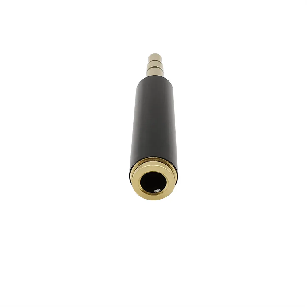 1/2/5Pcs 3.5mm Jack Male To Female Connectors TRRS Audio Stereo Adapter 3.5mm 3 pole Male to 3.5mm 4 pole Female Gold Plated