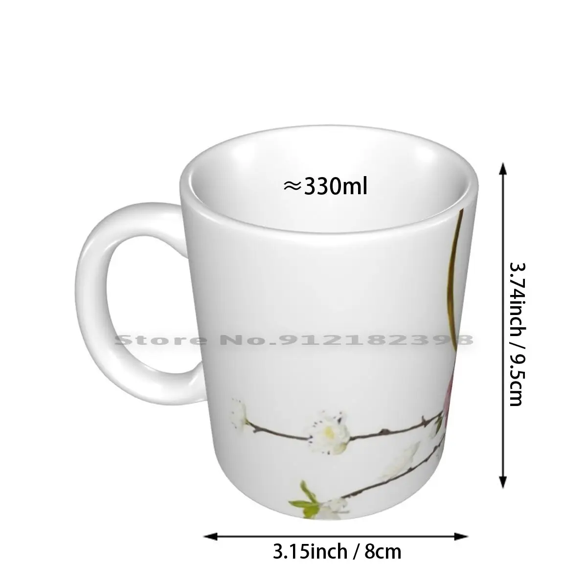 Ikebana Flower Display. Ceramic Mugs Coffee Cups Milk Tea Mug Ikebana Flowers Roses Blossom Nature Beauty Simplicity Peace Pink