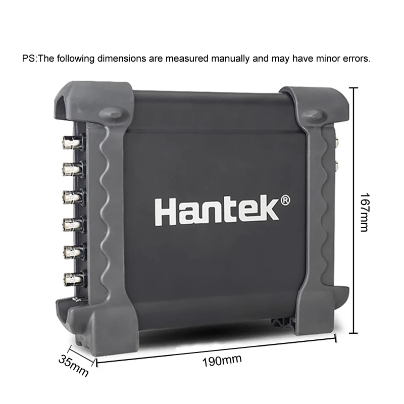 Hantek Oscilloscope Probbe with Passive Attenuator HT201 1008C Automotive PC Storage USB 8 Channels Programmable Generator