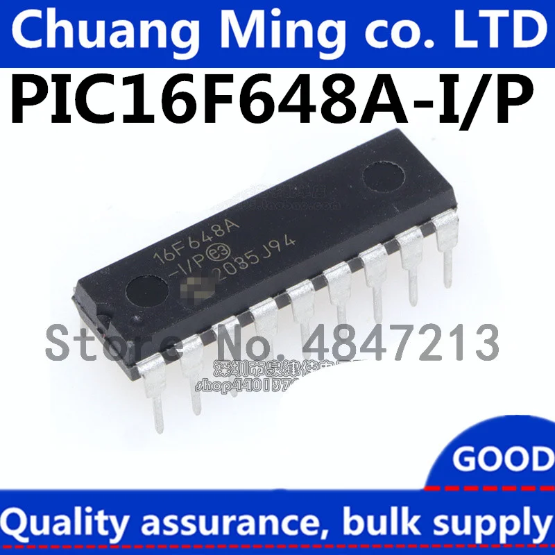 

Free Shipping 50pcs/lots PIC16F648A-I/P PIC16F648A 16F648A-I/P 16F648A DIP-18 New original In stock!