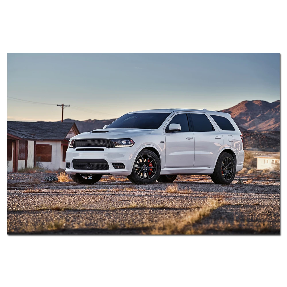 Durango SRT Car Photo Decorative Posters and Prints Canvas Painting Wall Art Picture For Living Room