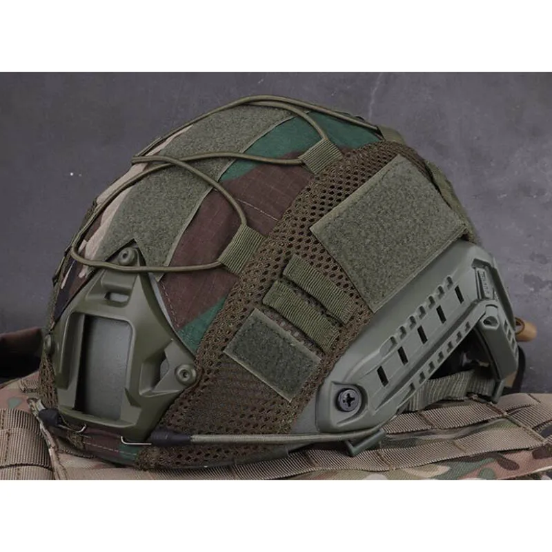 Tactical Helmet Cover for Fast MH PJ BJ Ops-Core PJ Helmet CS Wargame Sport Paintball Army Helmet Cover Military Hunting