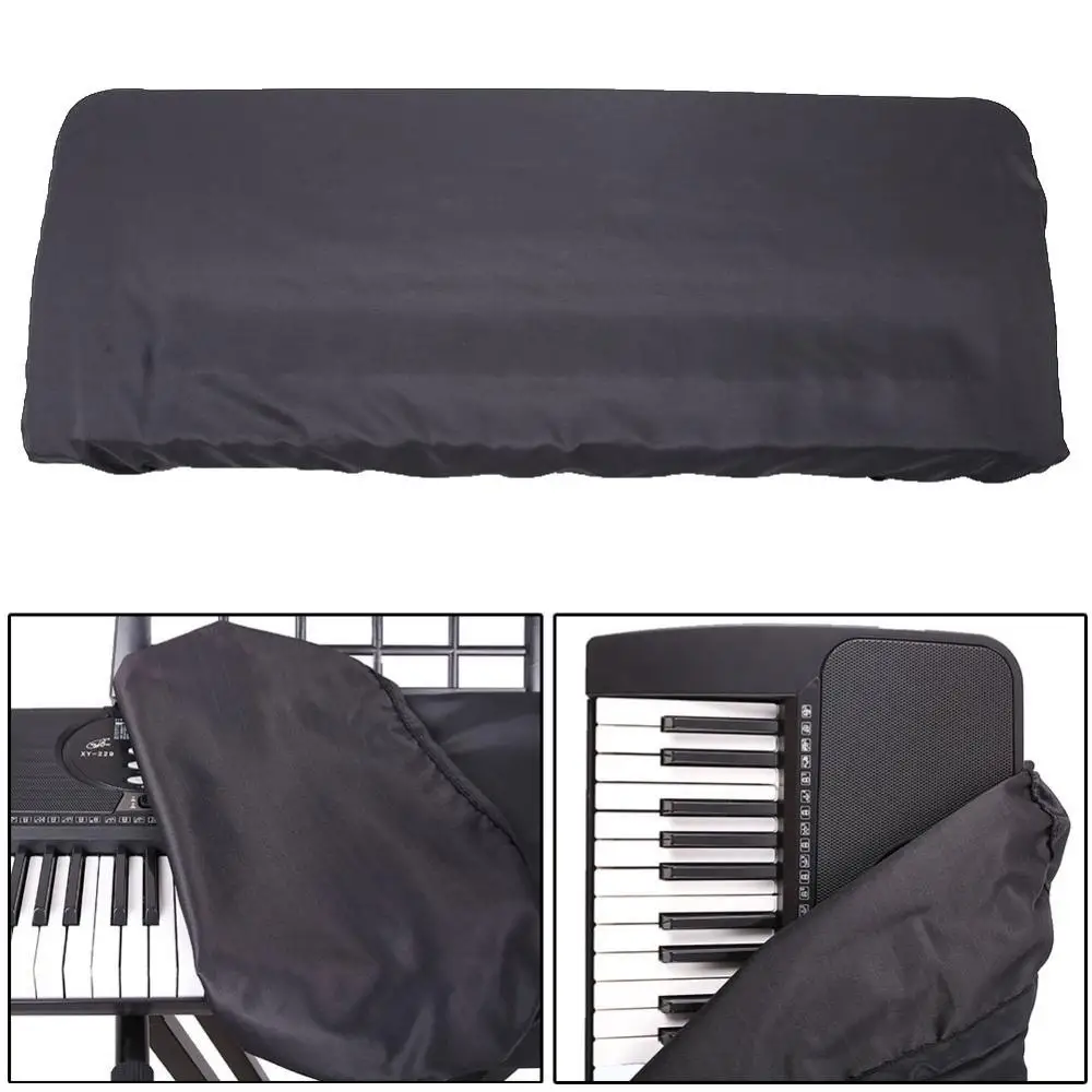 Elastic Waterproof Dustproof Stretchable 61/88 Key Electric Piano Keyboard Drawstring Protect Cover Fabric Synthesizer Cover